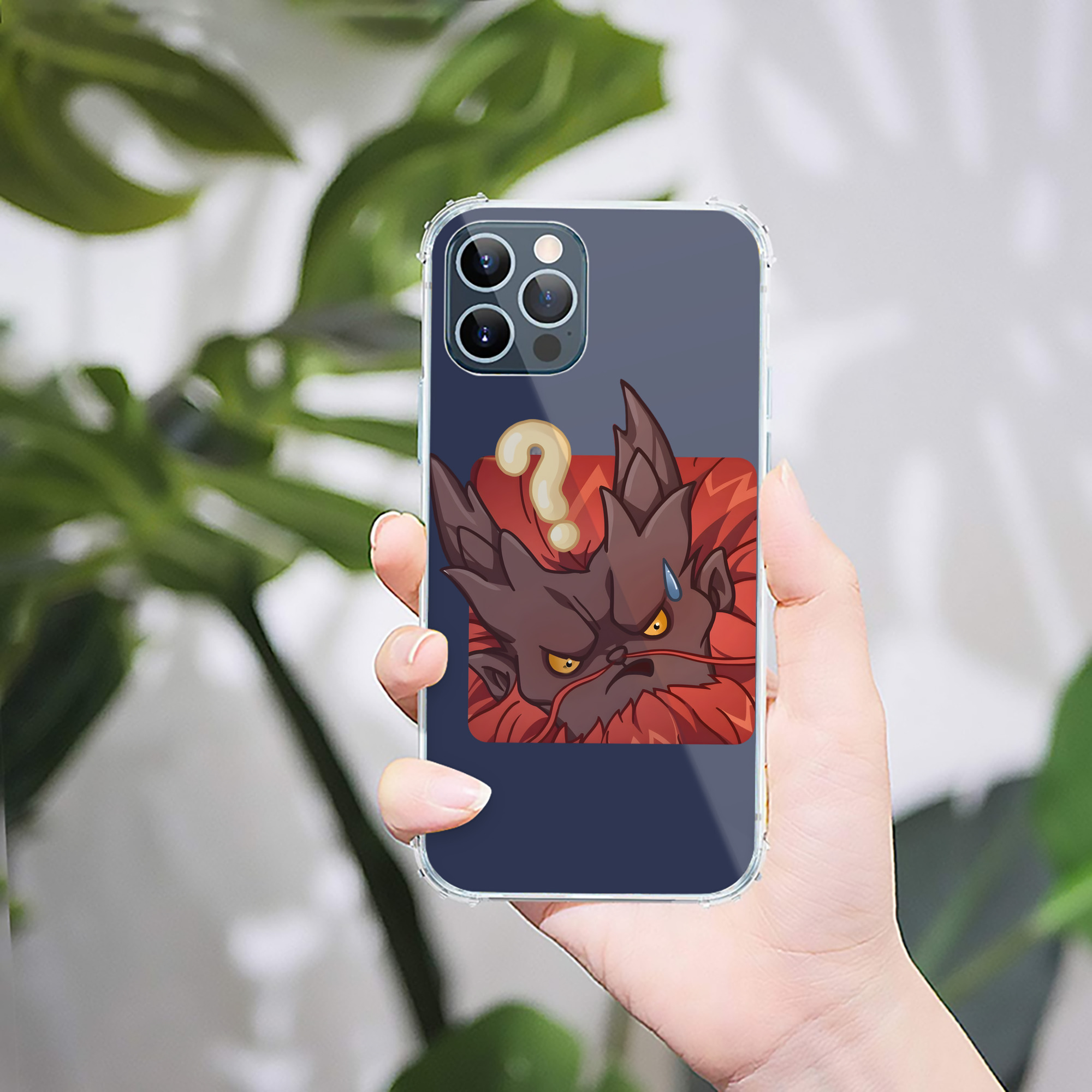 （画像用） Ne Zha 2 ナタ 魔童の大暴れ 【iPhone 12シリーズ対応】透明スマホケース（クリアソフトケース）